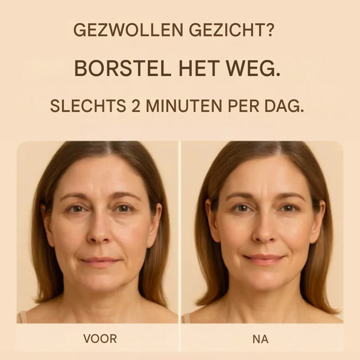 Nayori GloBrush™ – Dag, gezwollen gezicht